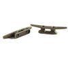 Lizusidtsy Boat Dock Cleat 4 Inch for Mooring Boat Bronze Host Cast Iron Suitable for Nautical Beach Lake Maritime Decor,4Pcs view 4