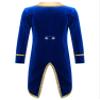 YONGHS Boys Gothic Steampunk Corset Halloween Royal Court Prince Coat Long Sleeve Victorian Tailcoat Jacket Royal Blue 6 Years view 2