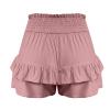 Lastesso Board Shorts Women Shorts for Women Trendy Cute Flowy Dance Shorts Ruched High Waisted Summer Vacation Shorts Comfy Cotton Short Pants view 3