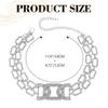 ACEDRE Rhinestone Choker Necklace Jewelry Silver Sparkly Crystal Necklaces Chain Diamond Party Prom Neck Accessories for Women view 4