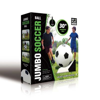 DO-U-Play Games Jumbo Soccer Ball, 30 Diameter, Superior Rubber Durable Heavy-Duty Material