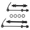 Clashpower Bike Axle Quick Release Skewer Front and Rear Bicycle Axle Set with Wheel Hub Steel Ball for Mountain Bike(Front + Rear), as picture show, 94MXL5Z20WU7FI6F7FB1ND view 3