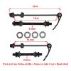Clashpower Bike Axle Quick Release Skewer Front and Rear Bicycle Axle Set with Wheel Hub Steel Ball for Mountain Bike(Front + Rear), as picture show, 94MXL5Z20WU7FI6F7FB1ND view 4