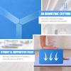 2026 Biguphate 2 Pack 3x6x9IN EVA Foam Yoga Block Supportive Latex-Free, Non-Slip Exercise Blocks for Pilates, Meditation, Balance, Stretching and Deep Poses (Blue) view 3