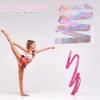 YMXHYC Dance Ribbons 2M/4M Gym Ribbons Dance Ribbon Rhythmic Art Gymnastics Ballet Streamer Twirling Rod Rainbow Stick(Black Handle,2M) view 3
