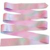 YMXHYC Dance Ribbons 2M/4M Gym Ribbons Dance Ribbon Rhythmic Art Gymnastics Ballet Streamer Twirling Rod Rainbow Stick(Black Handle,2M) view 4