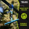 Trelines Ninja Rollerline for Kids Backyard Warrior Course - Simple T-Bar Ride - Easy to Hold & Ride  for Girls & Boys 5+ - Get Outside and Have Fun! Max Weight 250lbs - Life is Better Outside! view 4
