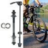 Clashpower Bike Axle Quick Release Skewer Front and Rear Bicycle Axle Set with Wheel Hub Steel Ball for Mountain Bike(Front), as picture show, 4U8XA0L54V86NFSQ8PO2 view 3