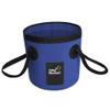 TopHomer Collapsible Bucket with Handle Portable Camping Bucket 12L Outdoor Fishing Water Folding Bucket for RVing, Camping, Hiking, Boating, Backpacking(Dark Blue) view 1