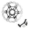 BUCKLOS is Front 203mm Disc Brake Caliper Mount Adapter Gear Parts Accessories with 203mm Floating Disc Brake Rotor with 6 Bolts view 1