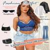 Avidlove Womens Lace Camisole Plus Size Lingerie Lace Bralette for Women (Blue, XX-Large) view 4
