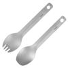 STDEV Portable Camping Dinnerwares Nonslip Titanium Long Handle Sporks Spoon Lightweight Spoon For Outdoor Activities Lightweight Camping Cutlery view 4