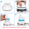 Water Bottle Adapter for Stanley 40oz Quencher Tumbler to Cirkul, Lid Cap Converter Accessories, BPA Free Plastic, Food Grade Silicone Gasket Leakproof (for 40oz-White-2Pcs) view 4