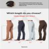 Sunzel Flare Leggings for Women with Pockets, Crossover Yoga Pants with Tummy Control, High Waisted and Wide Leg Side Pockets 32" Forest Green Small view 3