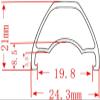 Bicycle Wheel Set for Mountain Bike 26"/27.5"/29" Double Wall Rims Disc Brake 8 9 10 11 12 Speed Cassette QR Wheel 24H B,26in view 2