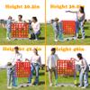 SDADI Height Adjustable 3-in-1 Giant 4-in-a-Row Connect Game with Golf and Ring Toss, Jumbo 4-to-Score Indoor/Outdoor Yard Party Game for Kids, Adults & Family view 4