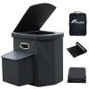 Ann Katy Upgrade XL Portable Toilet for Adults, Extra Large Portable Travel Floding Toilet, Camping Tall Toilets with Lid for Adults and Kids Compact Potty for Car,Hiking,Beach and Camping view 1