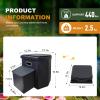 Ann Katy Upgrade XL Portable Toilet for Adults, Extra Large Portable Travel Floding Toilet, Camping Tall Toilets with Lid for Adults and Kids Compact Potty for Car,Hiking,Beach and Camping view 2