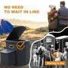 Ann Katy Upgrade XL Portable Toilet for Adults, Extra Large Portable Travel Floding Toilet, Camping Tall Toilets with Lid for Adults and Kids Compact Potty for Car,Hiking,Beach and Camping view 4