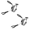Luzhengyang Heavy Duty Fishing Rod Pole Rest Boat Dock 2 Piece Set - 360 Degree Adjustable Rod Holder | Mountable on Boat & Land | Compatible with Bait Casting and Spinning Rods | Great for view 4