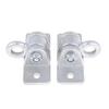 Luzhengyang Heavy Duty Metal Hanger Set Swing Porch Hook Hardware - 11,000lbs Capacity - Easy Installation - Perfect for Playsets, Swings, Hammocks - Includes Carabiners - Silver view 2