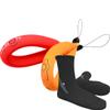 Camera Floats 2p - Red Orange Bundle with Beach Socks 1p XS - Black view 1