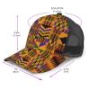 African Tribal Hat Women Men Fashion Sun Cap African Baseball Hat Baseball Adjustable Cap for Women and Men view 2