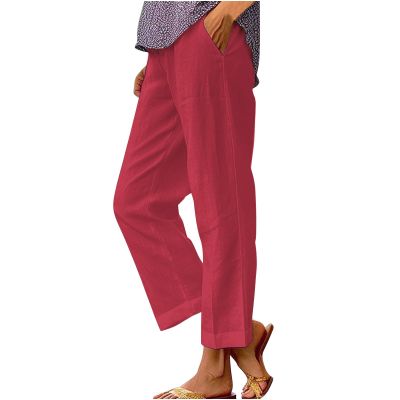 Day Today 2024 Linen Pants 2 Piece Vacation Outfits for Women Vacation Mexico Trousers Pants for Women Womens Baggy Cargo Pants High Waisted Lose Pants for Women Womens Summer