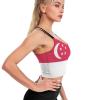 Adugen Origei Women Fitness Workout Running Shirts Singapore Flag Yoga Tank Top L view 4
