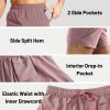 MIER Men's 5 Inch Athletic Running Shorts Quick Dry Workout Gym Shorts with Pockets, Elastic Waist, Dusty Pink, XL view 3