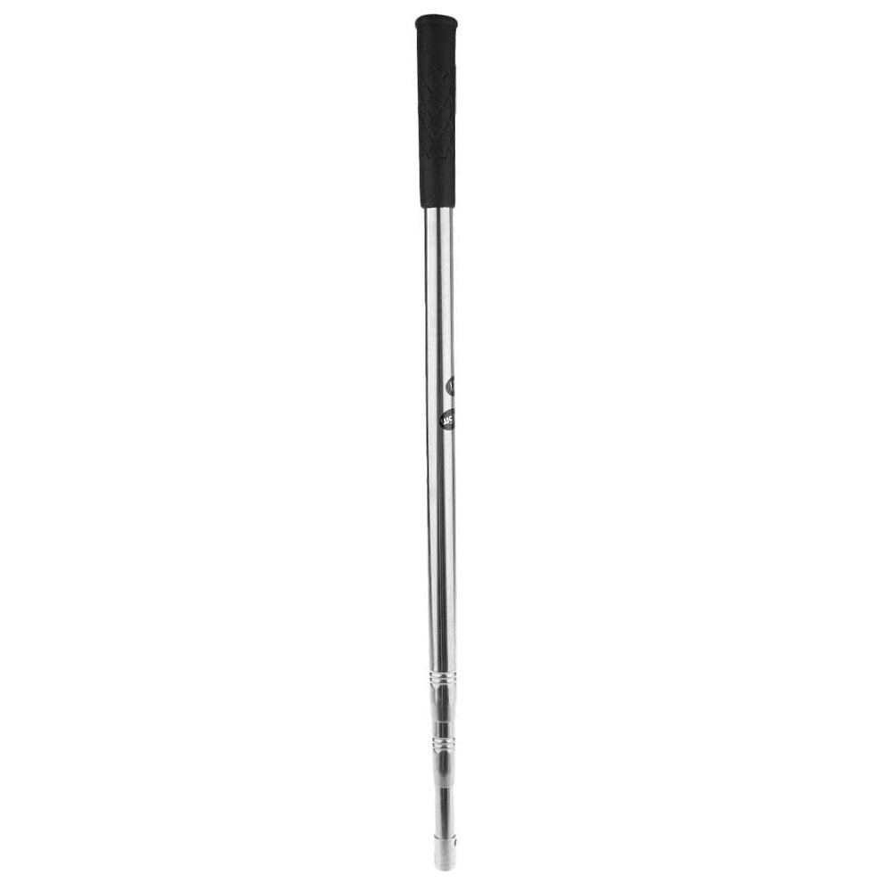 60-150cm Stainless Steel Telescopic Pole Fishing Landing Net Handle, Adjustable Length, Rubber Handle Comfort Grip, Screw Thread 8mm, Fishing Equipment for Anglers of All Levels,