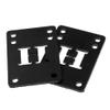 Luzhengyang 2 Pack Rubber Skateboard Longboard Risers for Smooth Ride and Noise Reduction | Shock Pads to Wheel Bite | 3mm Thick | Black Color | for Skateboarders and Longboarde view 1