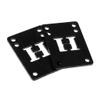 Luzhengyang 2 Pack Rubber Skateboard Longboard Risers for Smooth Ride and Noise Reduction | Shock Pads to Wheel Bite | 3mm Thick | Black Color | for Skateboarders and Longboarde view 3