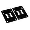 Luzhengyang 2 Pack Rubber Skateboard Longboard Risers for Smooth Ride and Noise Reduction | Shock Pads to Wheel Bite | 3mm Thick | Black Color | for Skateboarders and Longboarde view 4