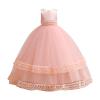 Baby Girls Princess Dress Sequins Bowknot Dress Kids Puff Sleeve Birthday Pageant Wedding Tutu Gown Dress (Pink, 14-15 Years) view 1