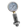 Dive Tank Pressure Gauge 6000 psi Submersible Diving DIN Cylinder Checker & Release Valve, 400 bar Professional Yoke Barometer for Underwater Snorkeling Gear, Stainless Steel view 2