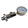 Dive Tank Pressure Gauge 6000 psi Submersible Diving DIN Cylinder Checker & Release Valve, 400 bar Professional Yoke Barometer for Underwater Snorkeling Gear, Stainless Steel view 3