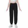 Betusline Girl's Outdoor Casual Cargo Jogger Pants with Pockets Black 7-8 Years