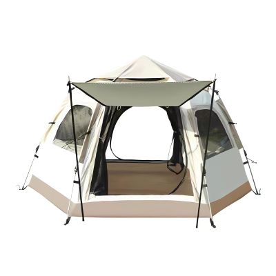 CACXKEP Tents for Camping 4 Person Family Tents for Camping Instant Pop Up Camping Tents 3 Second Tent Stargazing Tent,240x210x135cm