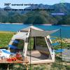 CACXKEP Tents for Camping 4 Person Family Tents for Camping Instant Pop Up Camping Tents 3 Second Tent Stargazing Tent,240x210x135cm view 4