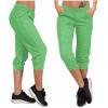 XUNRYAN Mens Women's Sweatpants Capri Pants Cropped Jogger Running Pants Lounge Loose Fit Drawstring Waist with Side Pockets view 2