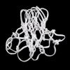 Fun Kids Night Shining Nylon Basketball Training Hoop Net - Bright Outside Children Covered Substitution Goal Glow in The Dark Basketball Net for Indoor Outdoor Use view 4