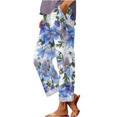 Day Today 2024 Travel Outfits for Women Womens Baggy Cargo Pants Loose Summer Pants Pants for Women Straight Leg Linen Pants for Women 100 Percent Linen Clothes for Women Womens Linen Blue-b