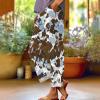 Day Today 2024 Palazzo Pants Young Womens Clothes Trendy Summer Pants for Women Casual Lightweight Travel Outfits for Women Womens Vacation Pants White Cotton Yoga Pants Business Casual view 4