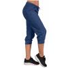 Cargo Capri Pants Women Casual Summer Cropped Joggers Capris Leggings w Pockets Elastic Waist Drawstring Sweatpants view 3