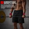 TAVIEW Wrist Straps for Weightlifting for Maximum Grip Support - Lifting Deadlift Strap & Weight Lifting Grips Gloves for Working Out Pull Up Deadlifting & Shrugs view 3