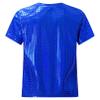 iiniim Kids Girls Metallic Shiny Round Neck Jazz Hip Hop Dance Tops Boys Unisex Sequined T-Shirt Blue 13-14 Years view 2