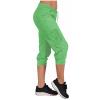 Cargo Capri Pants Women Casual Summer Cropped Joggers Capris Leggings w Pockets Elastic Waist Drawstring Sweatpants view 4