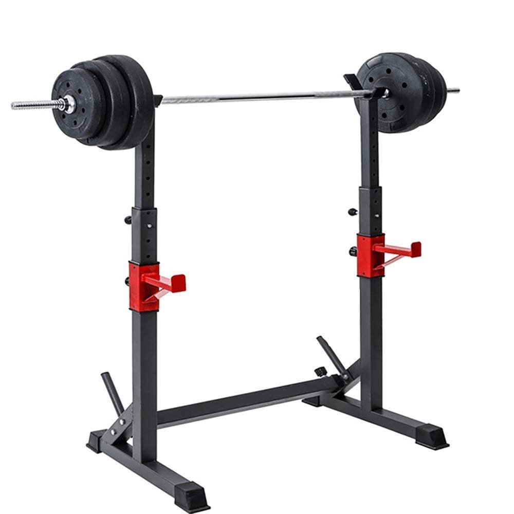 FENOKD Barbell Rack/Squat Rack, Max.Load 260 Kg, Adjustable Squat Stands Power Weight Bench Support for Barbell Free-Press Bench Home & Gym