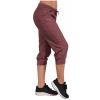 Cargo Capri Pants Women Casual Summer Cropped Joggers Capris Leggings w Pockets Elastic Waist Drawstring Sweatpants view 3